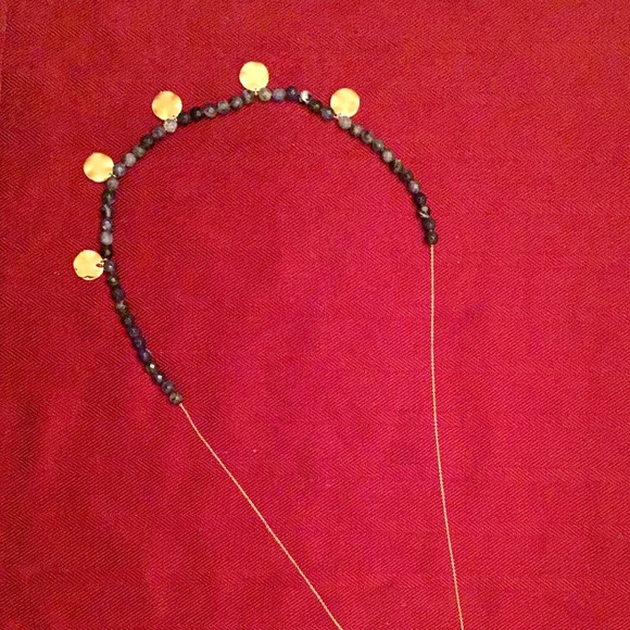 Gorjana Jewelry Nwot Gorjana Adjustable Necklace In Sodalitegold